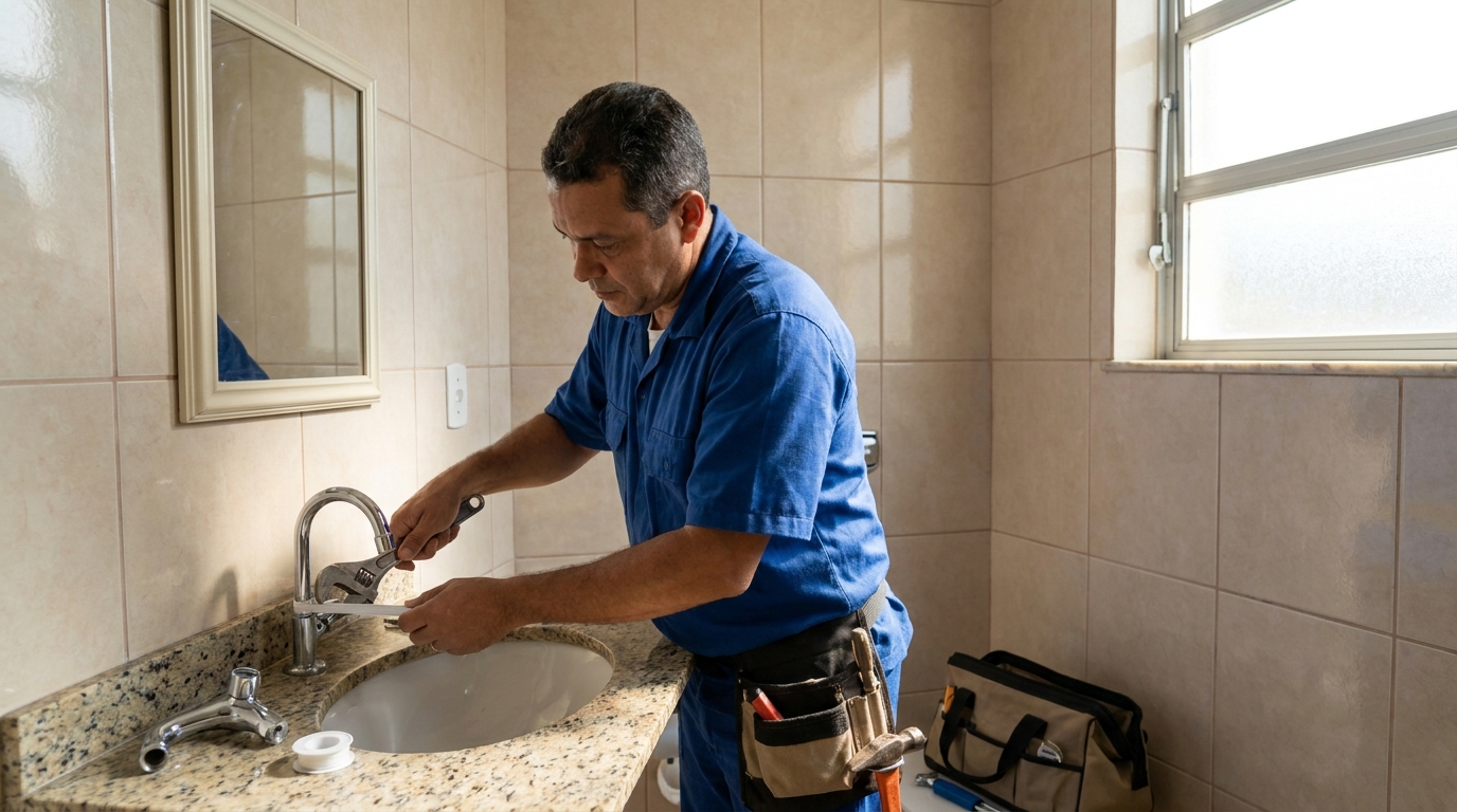 Ajustes em Torneiras no Amarante, Betim‑MG