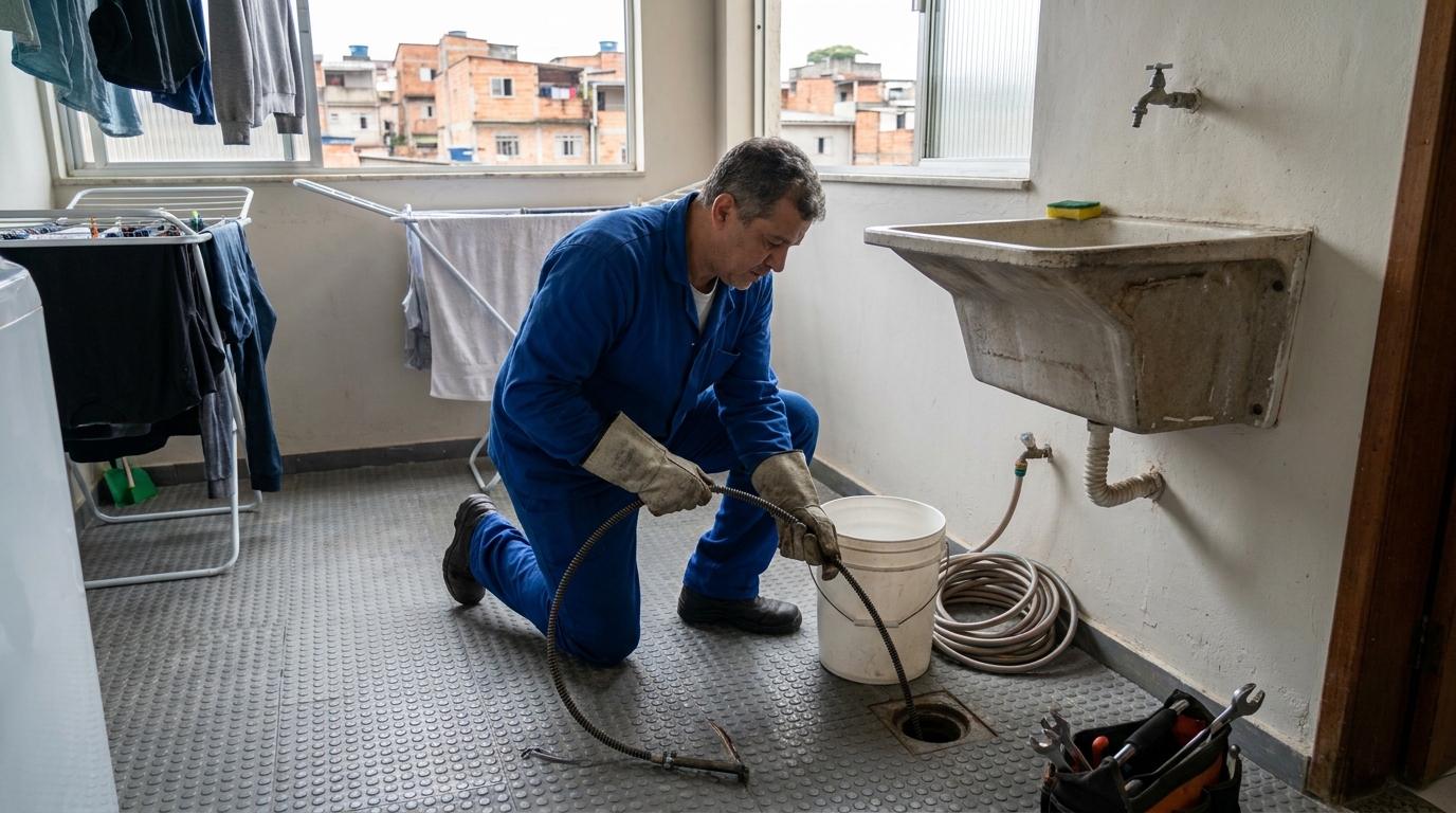 Desentupimento de Ralos Externos em Betim‑MG